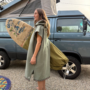 Surf Poncho - Sage